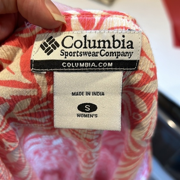 Columbia Perfect Travel Tank Peachy Pink Floral - Picture 4 of 5